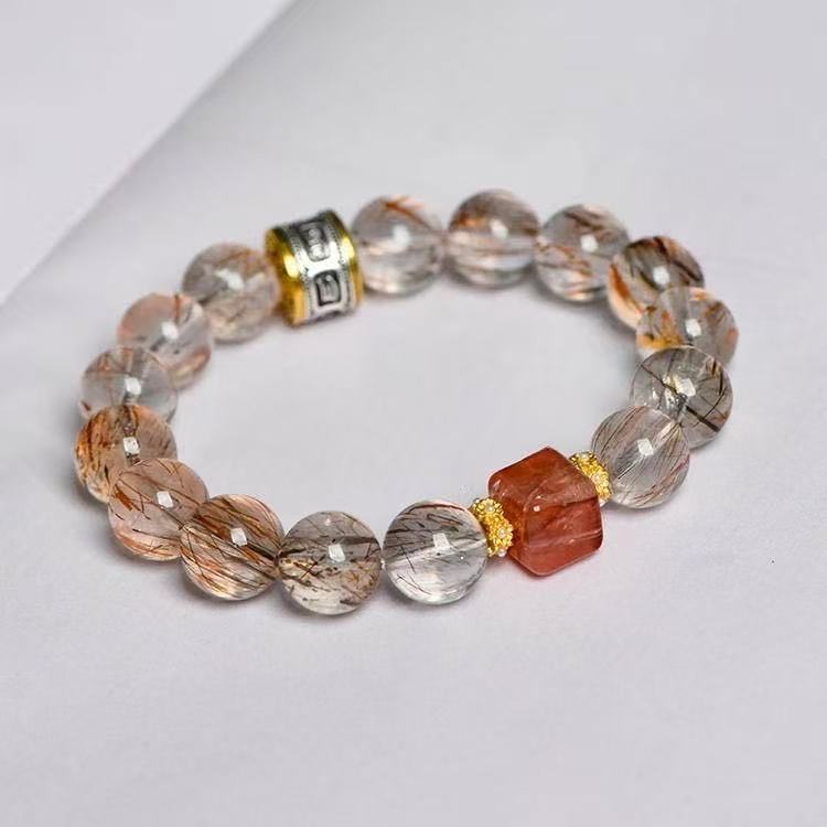 Black Aegis Energy Crystal Bracelet